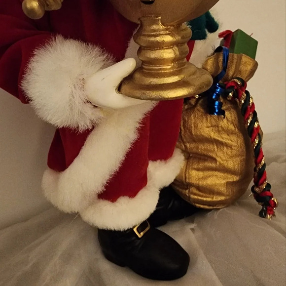 KSA Kurt Adler "Santa's Wishes" 2000 Bag of Wishes Fabriche Collectible Santa - Picture 10 of 15